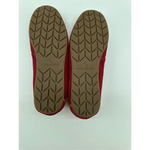 Koolaburra by UGG Women's Lezly Slipper Red Suede Womams Size 7 - Picture 6 of 14